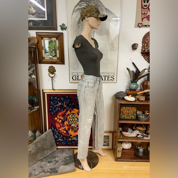 Light Grey Wash 100% Cotton Denim Jeans - Picture 3 of 11